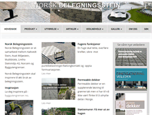 Tablet Screenshot of belegningsstein.info